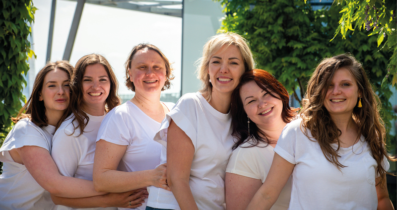 Russian-speaking doulas, brought together in the mamam.uk project. Photo from the project’s archives.