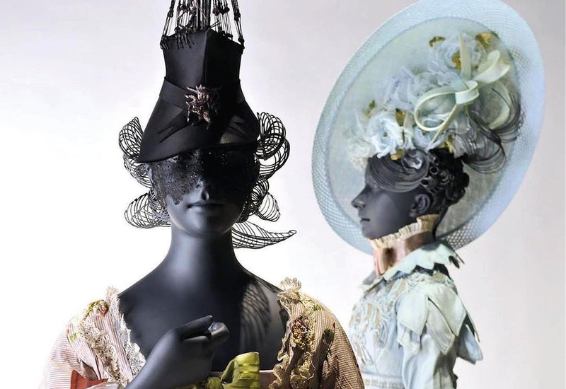 An exhibition of Philip Treacy’s hats at a London museum, 2011. Photo: instagram.com/philiptreacy
